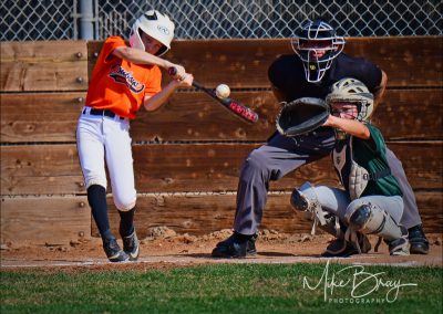 Baseball action