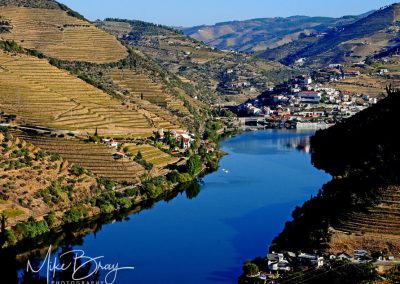 Upper Douro, Pinhao border, Portugal